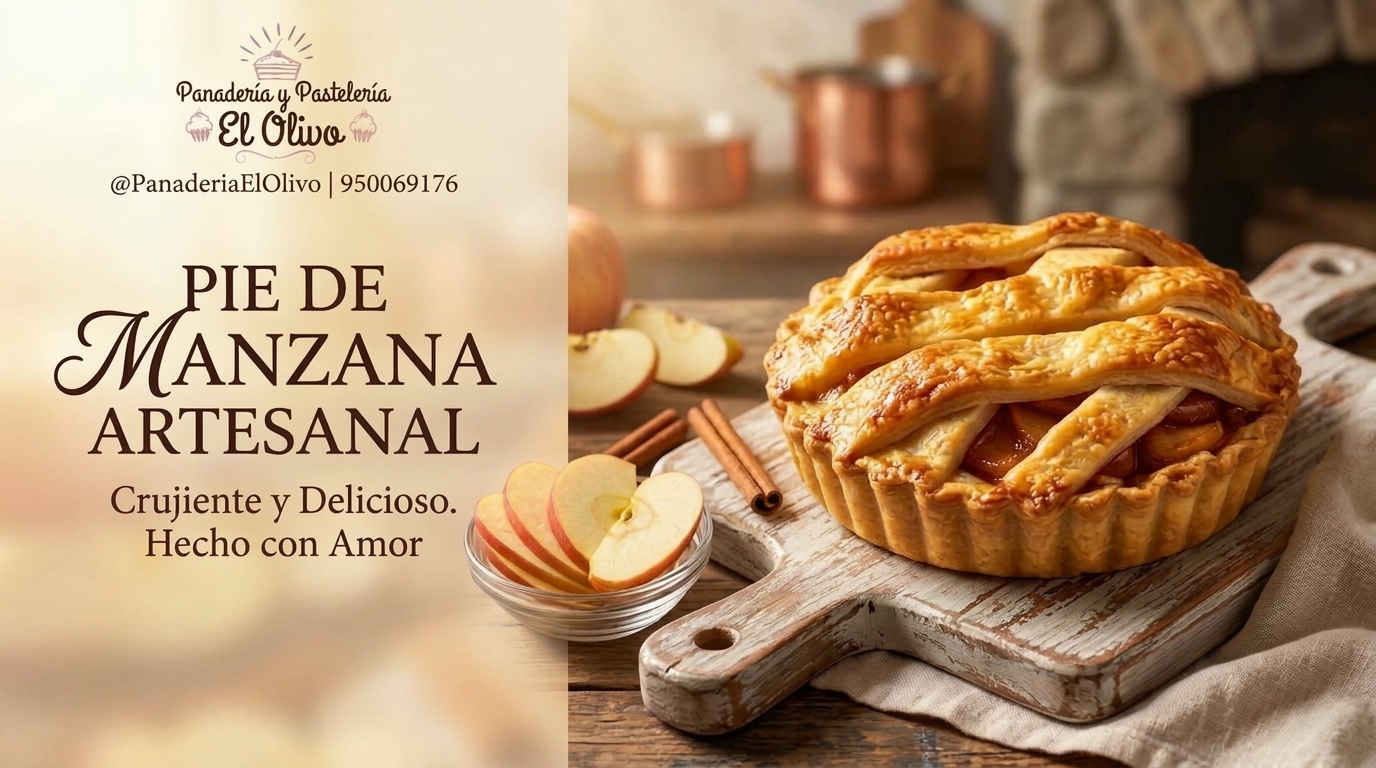 Pie de Manzana Tradicional El Olivo